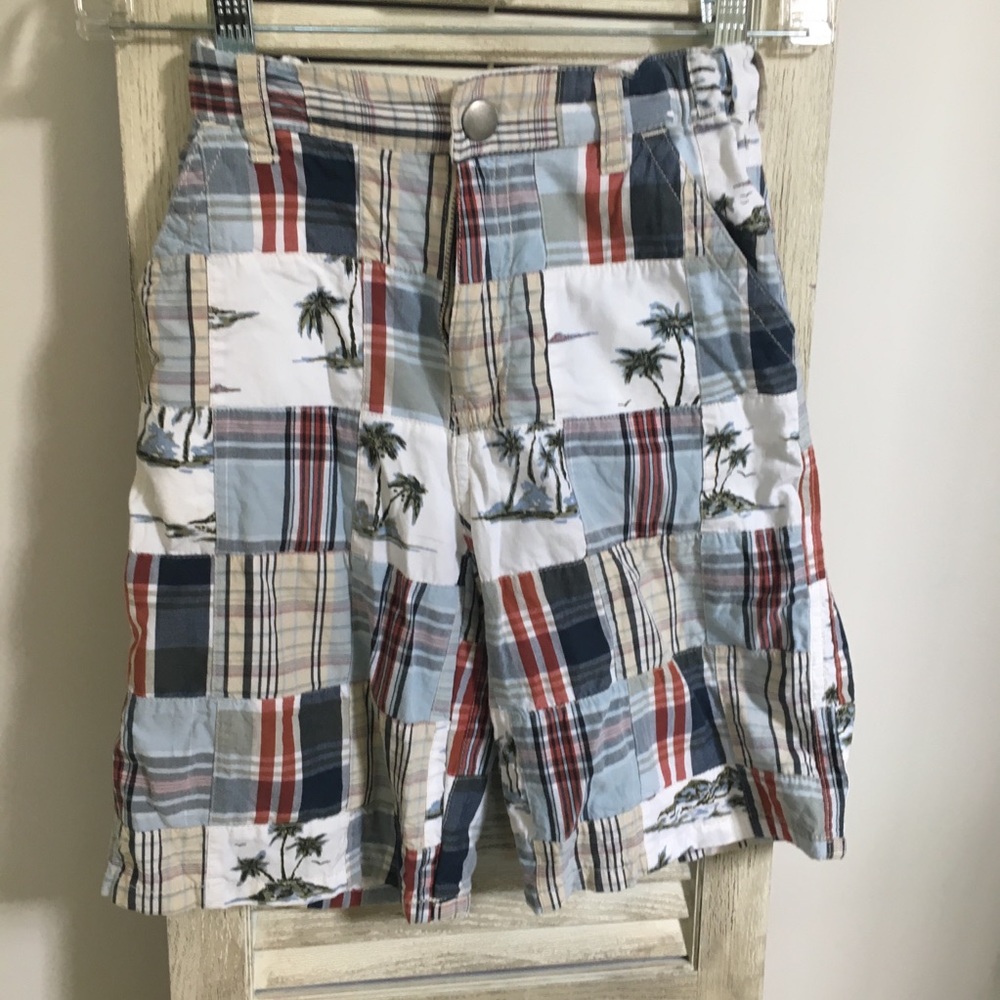 Gymboree Boys Patchwork shorts size 8